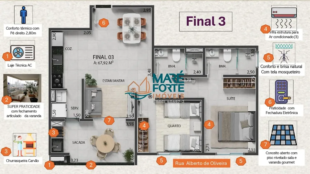 Apartamento, 2 quartos, 66 m² - Foto 4