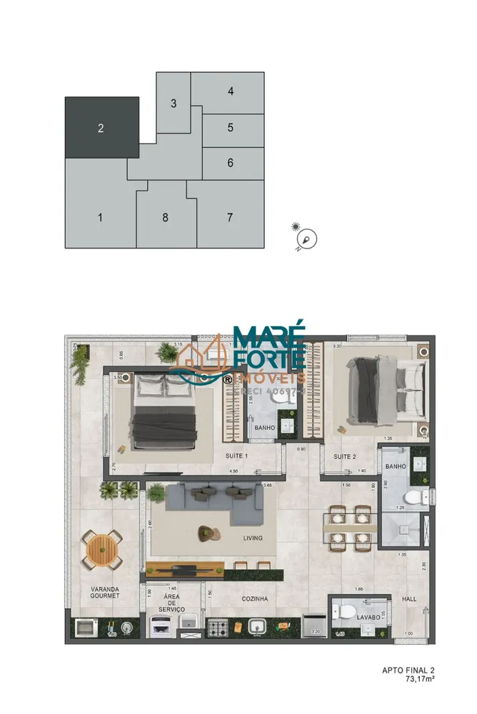 Apartamento, 1 quarto, 50 m² - Foto 6