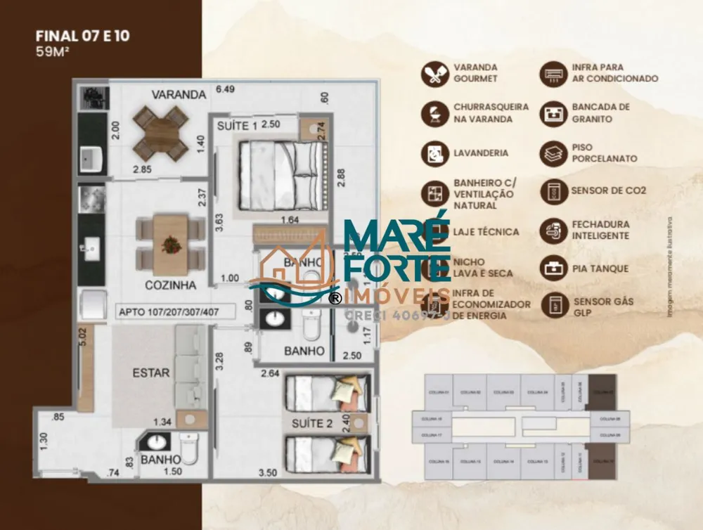 Apartamento, 2 quartos, 66 m² - Foto 11