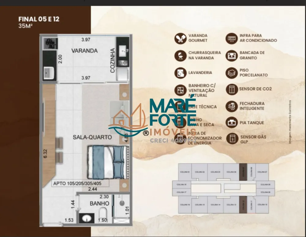 Apartamento, 2 quartos, 66 m² - Foto 9