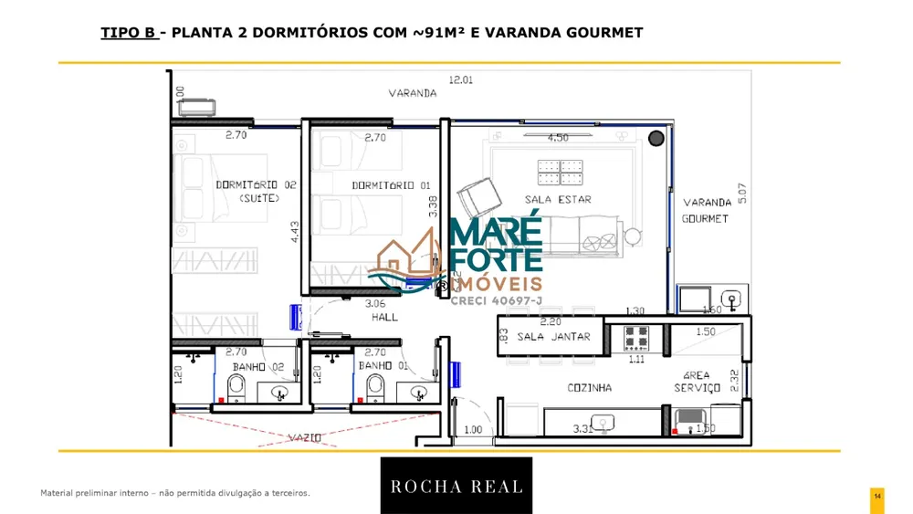 Apartamento, 1 quarto, 50 m² - Foto 4