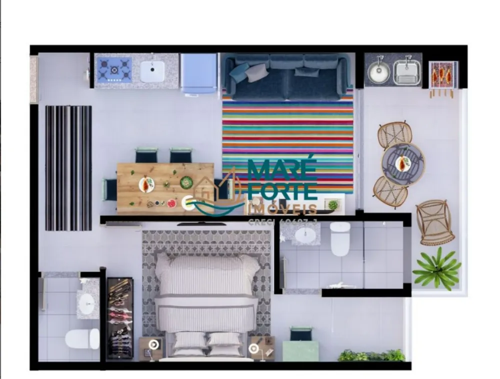 Apartamento, 1 quarto, 43 m² - Foto 4