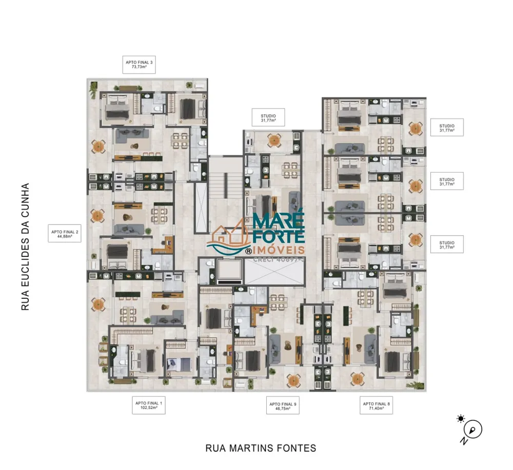 Apartamento, 2 quartos, 70 m² - Foto 2