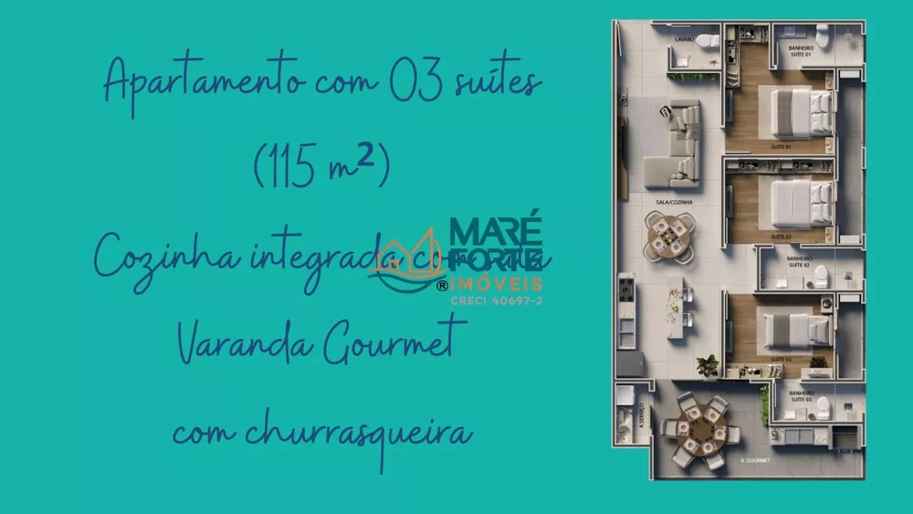 Apartamento, 2 quartos, 109 m² - Foto 3