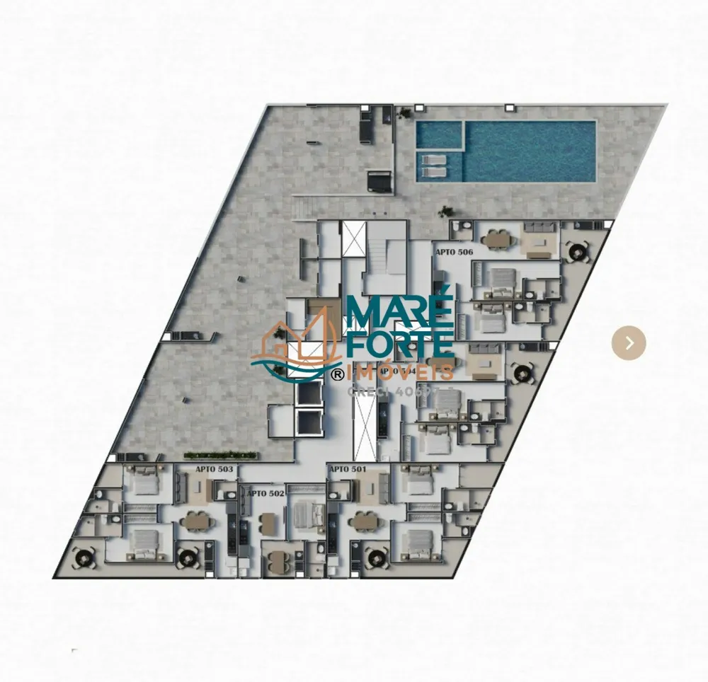 Apartamento, 1 quarto, 36 m² - Foto 9