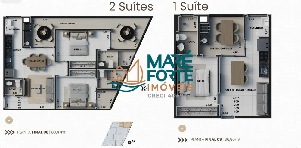 Apartamento, 1 quarto, 36 m² - Foto 5