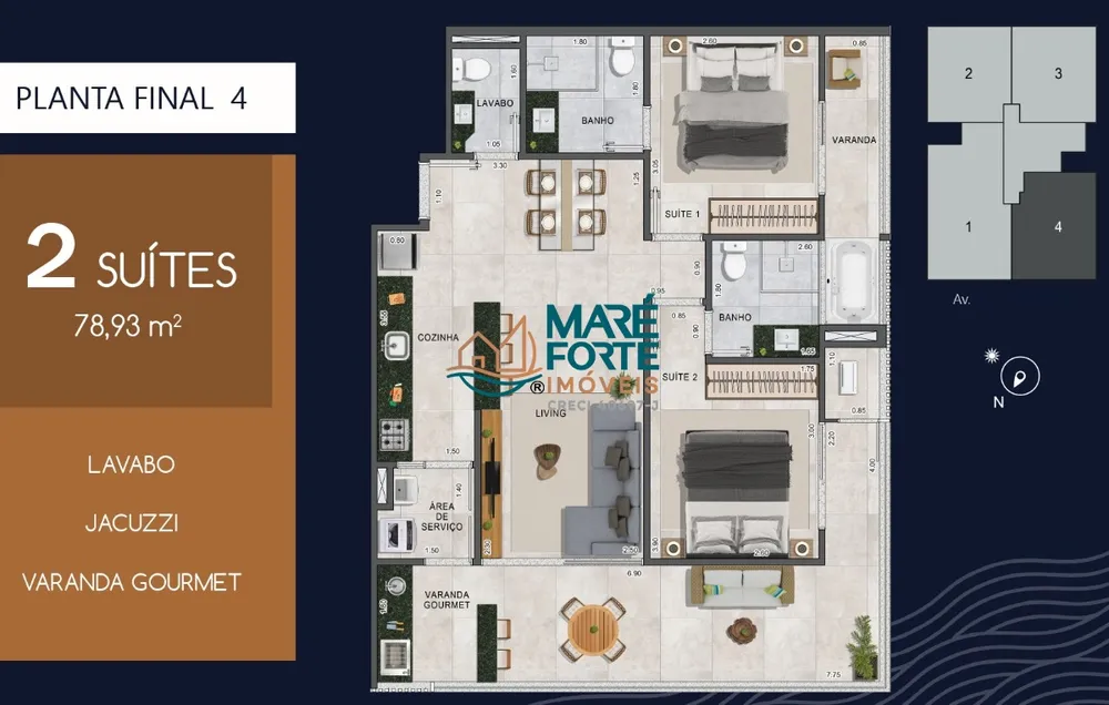 Apartamento, 2 quartos, 71 m² - Foto 9