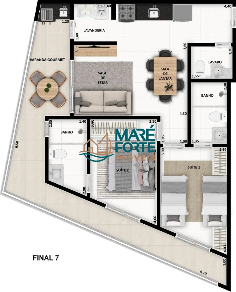 Apartamento, 2 quartos, 78 m² - Foto 8