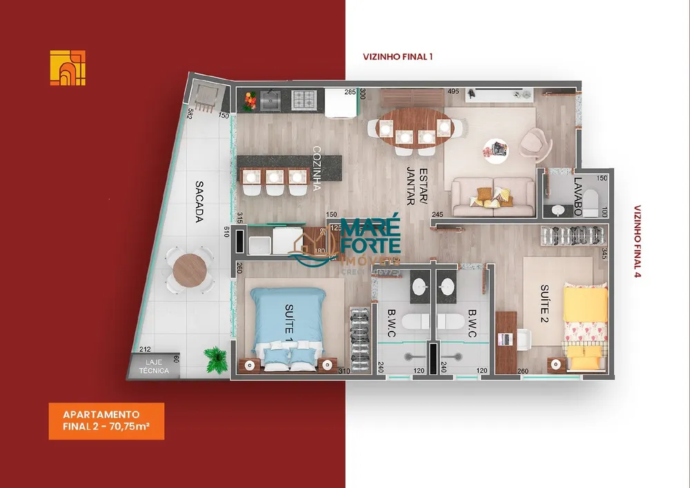 Apartamento, 2 quartos, 69 m² - Foto 6