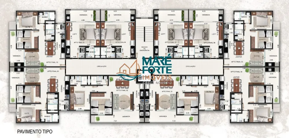 Apartamento, 1 quarto, 36 m² - Foto 7