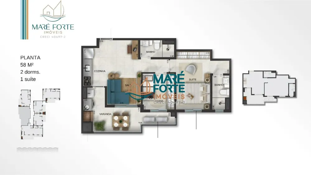 Apartamento, 2 quartos, 55 m² - Foto 10