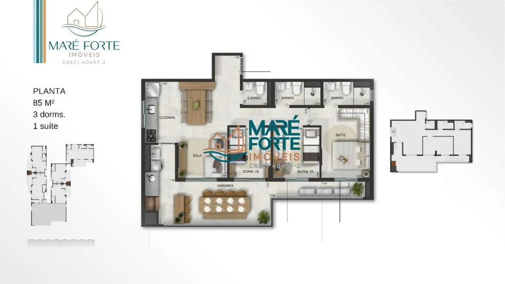 Apartamento, 2 quartos, 55 m² - Foto 9