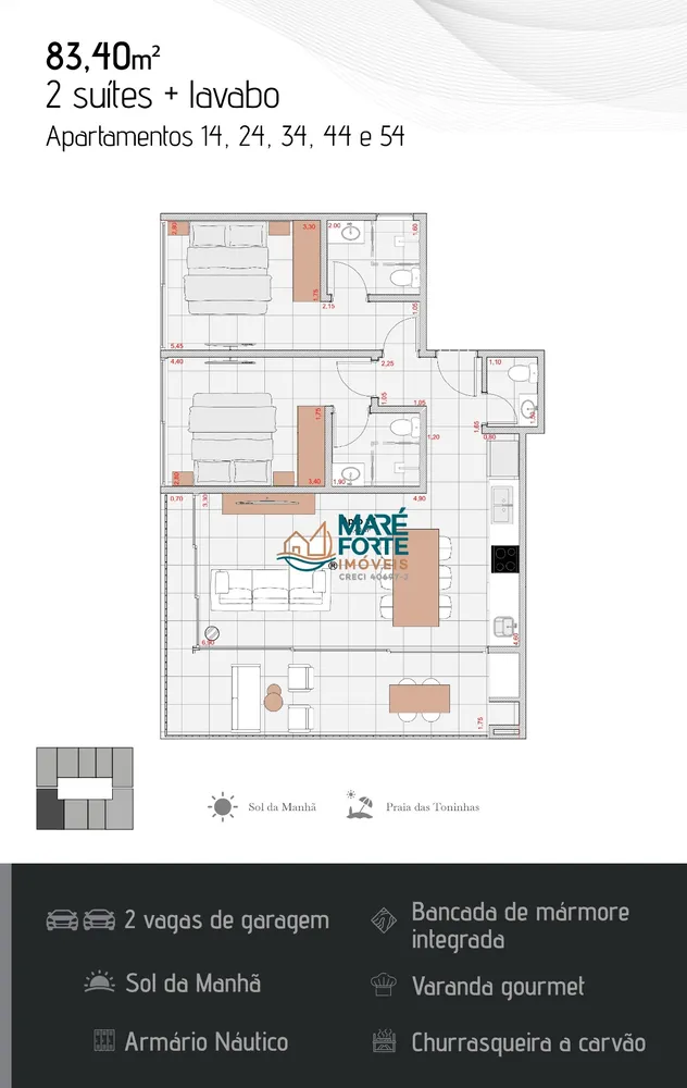 Apartamento, 2 quartos, 61 m² - Foto 15