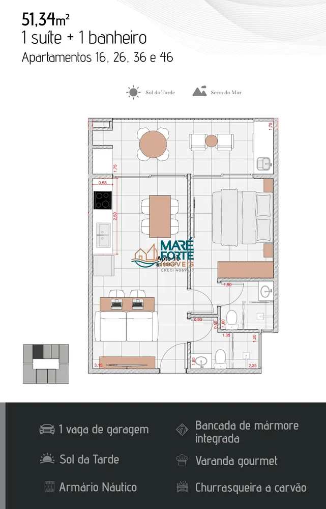 Apartamento, 2 quartos, 61 m² - Foto 17