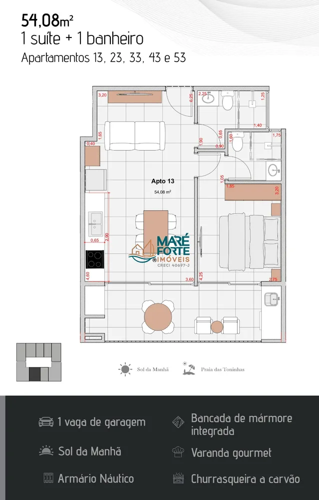 Apartamento, 2 quartos, 61 m² - Foto 14