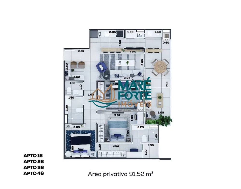 Apartamento, 3 quartos, 86 m² - Foto 7
