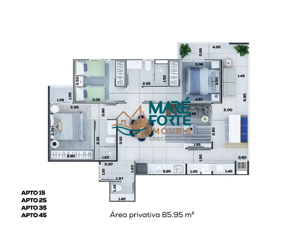 Apartamento, 3 quartos, 86 m² - Foto 14