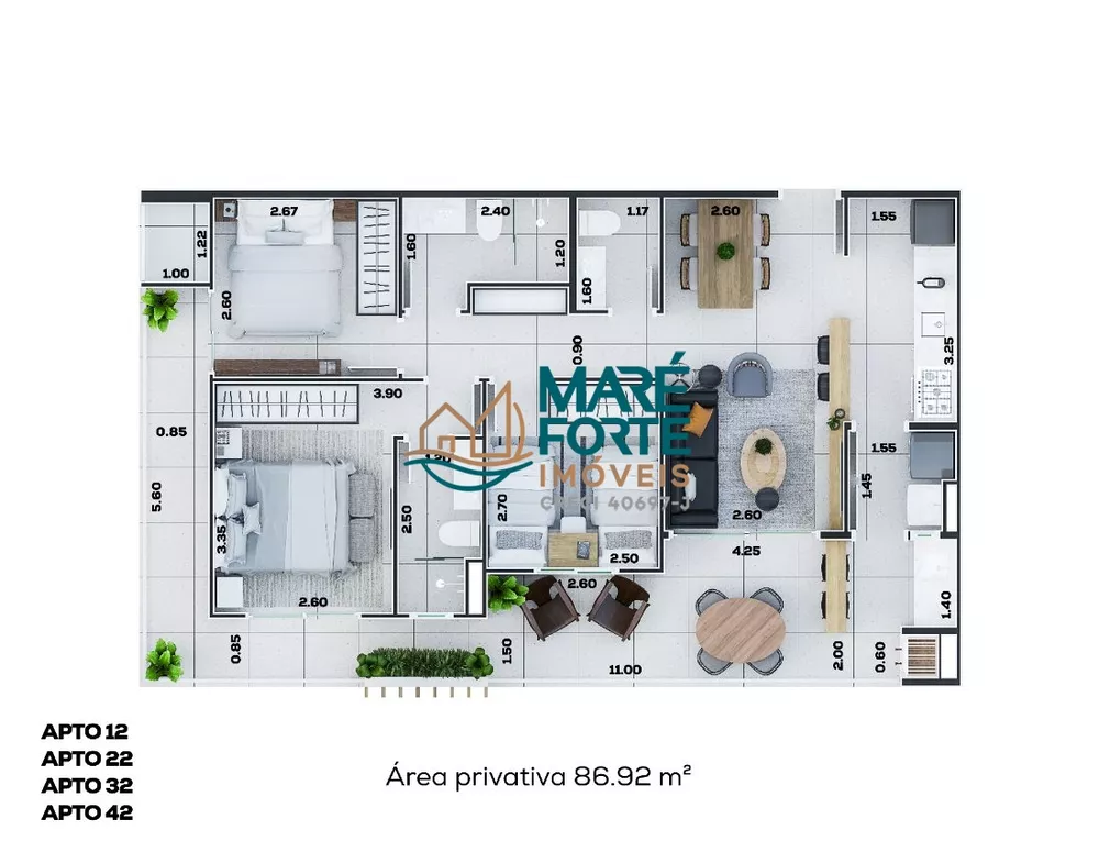 Apartamento, 3 quartos, 86 m² - Foto 8