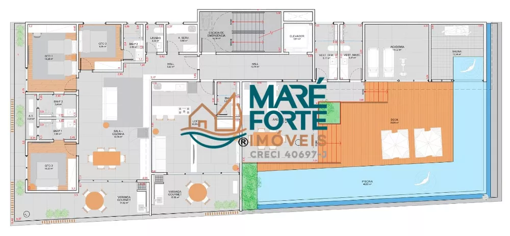 Apartamento, 1 quarto, 59 m² - Foto 7