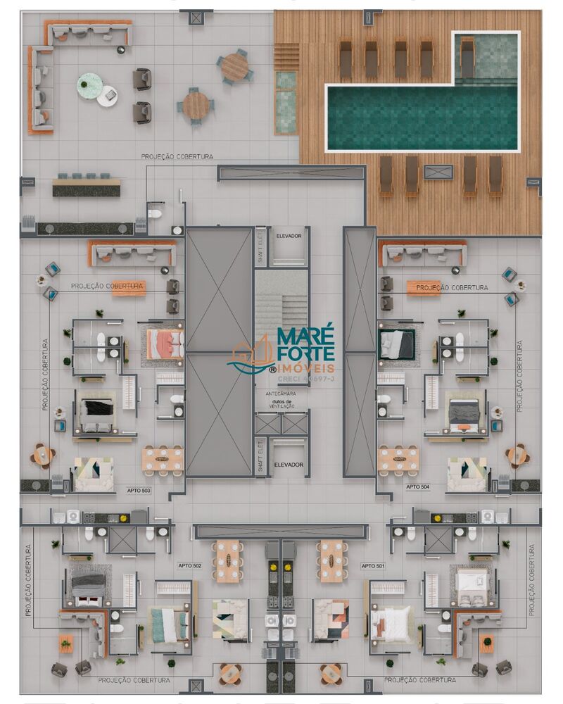 Cobertura, 2 quartos, 106 m² - Foto 4