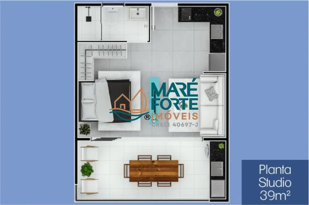 Apartamento, 1 quarto, 38 m² - Foto 4
