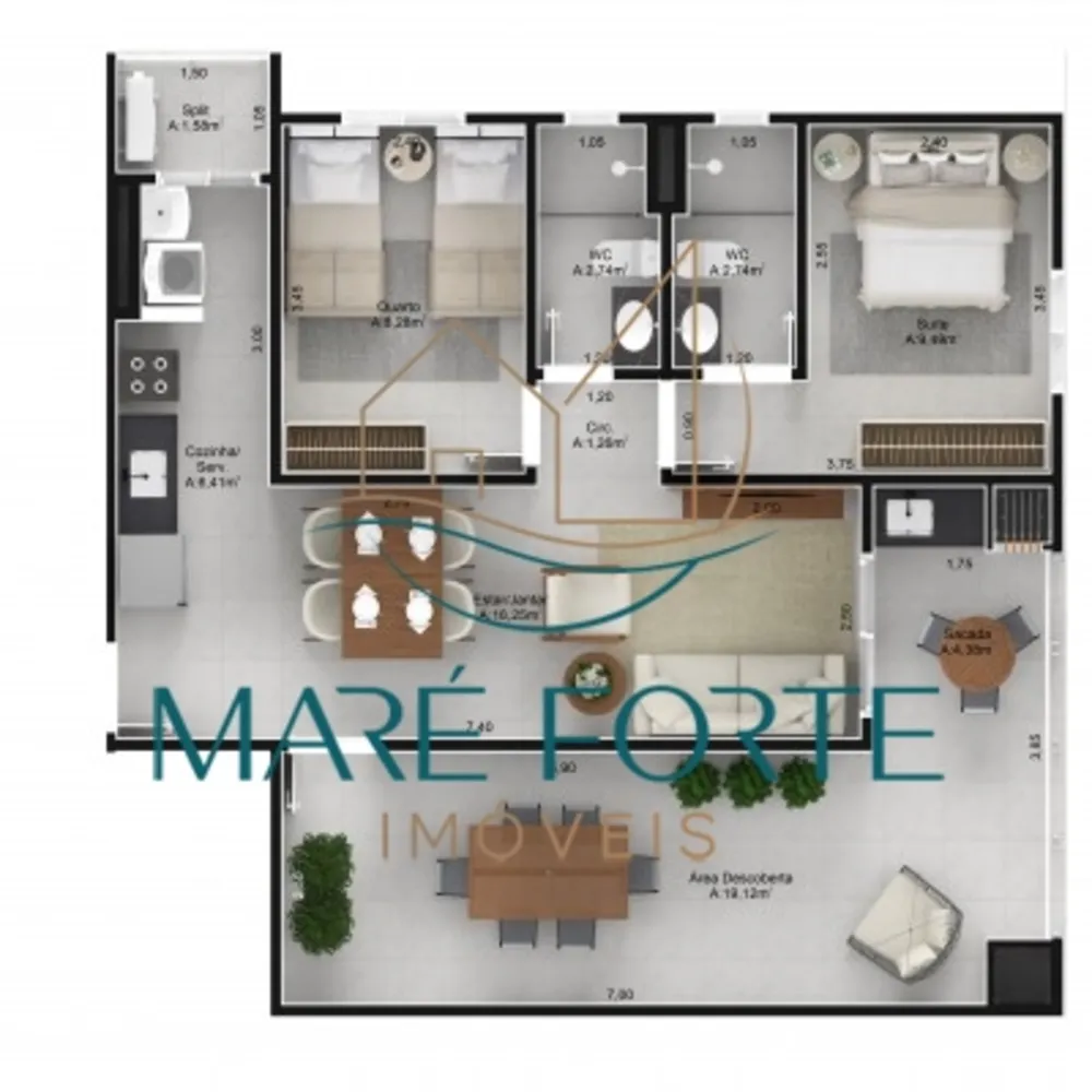 Apartamento, 2 quartos, 61 m² - Foto 13