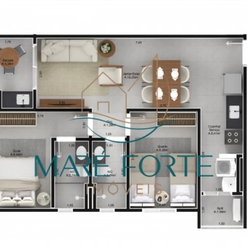 Apartamento, 2 quartos, 61 m² - Foto 14