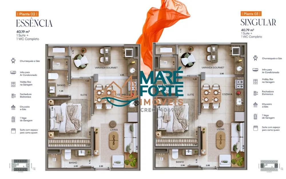 Apartamento, 1 quarto, 40 m² - Foto 8