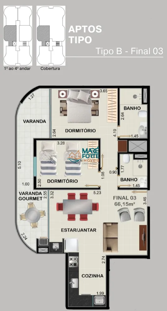 Apartamento, 2 quartos, 72 m² - Foto 15