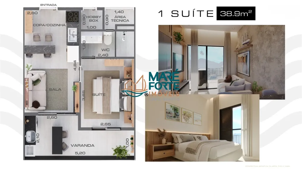Apartamento, 1 quarto, 36 m² - Foto 8