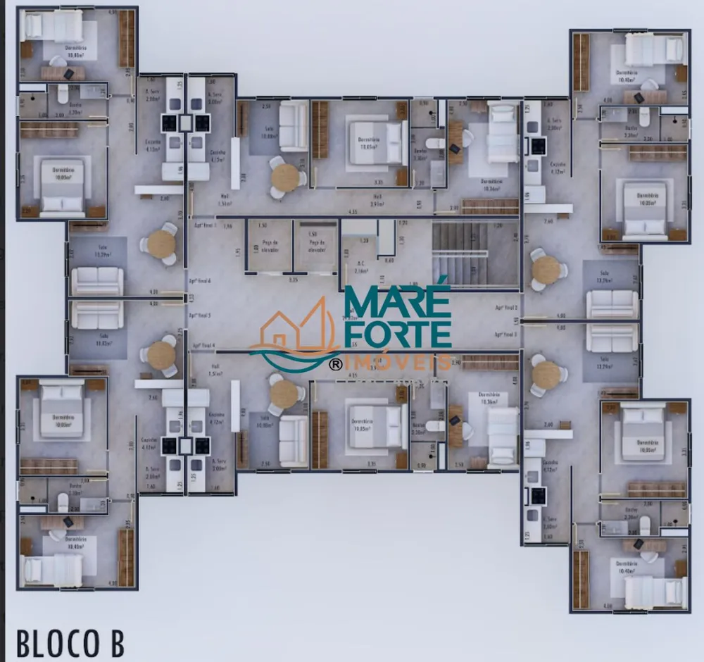Apartamento, 2 quartos, 50 m² - Foto 10