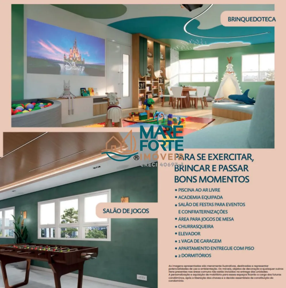 Apartamento, 2 quartos, 50 m² - Foto 1