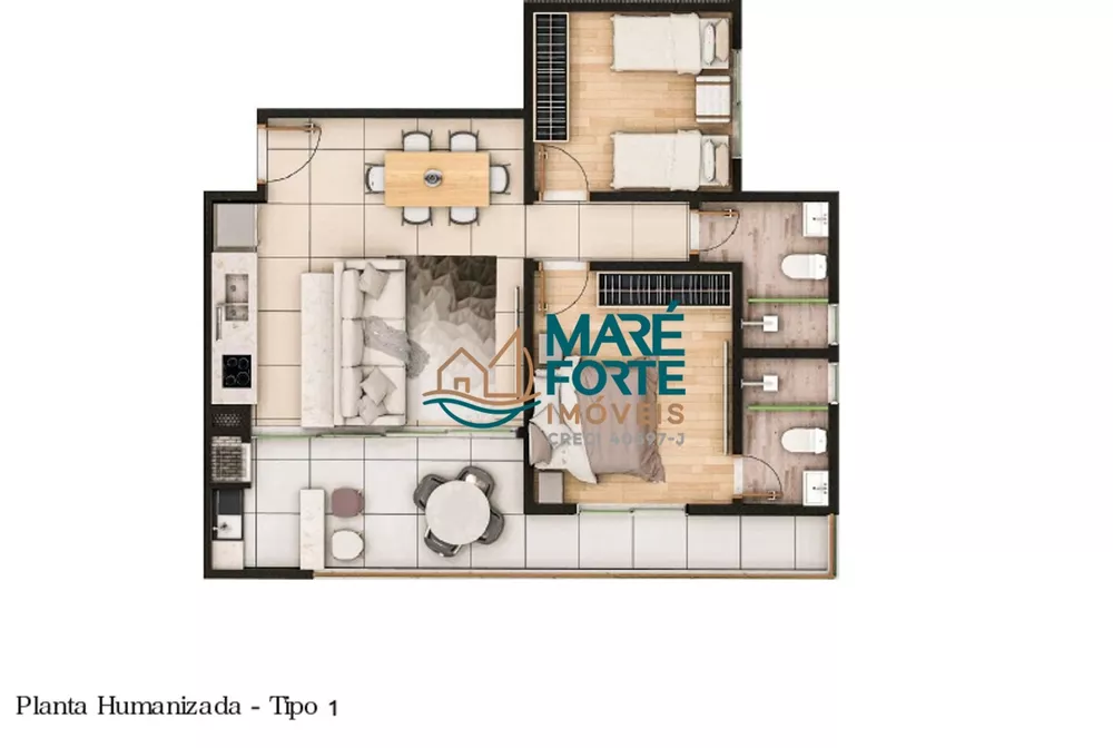 Apartamento, 2 quartos, 70 m² - Foto 4
