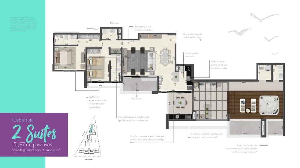 Apartamento, 3 quartos, 122 m² - Foto 3