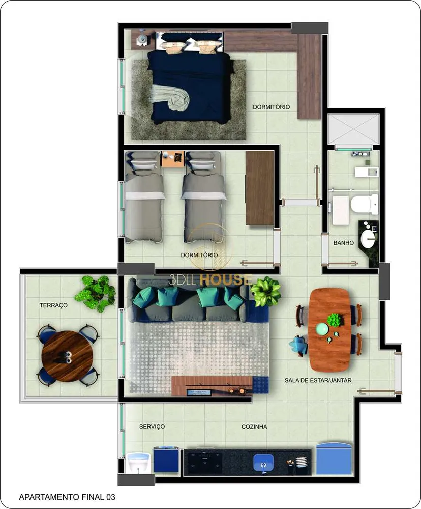 Apartamento, 2 quartos, 60 m² - Foto 11