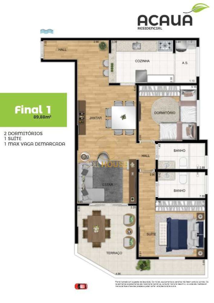 Apartamento, 2 quartos, 89 m² - Foto 4