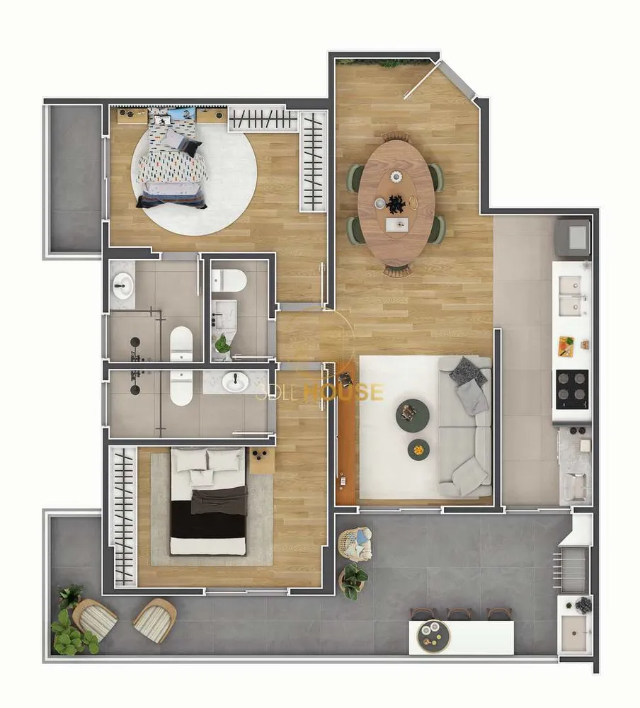 Apartamento, 2 quartos, 76 m² - Foto 16