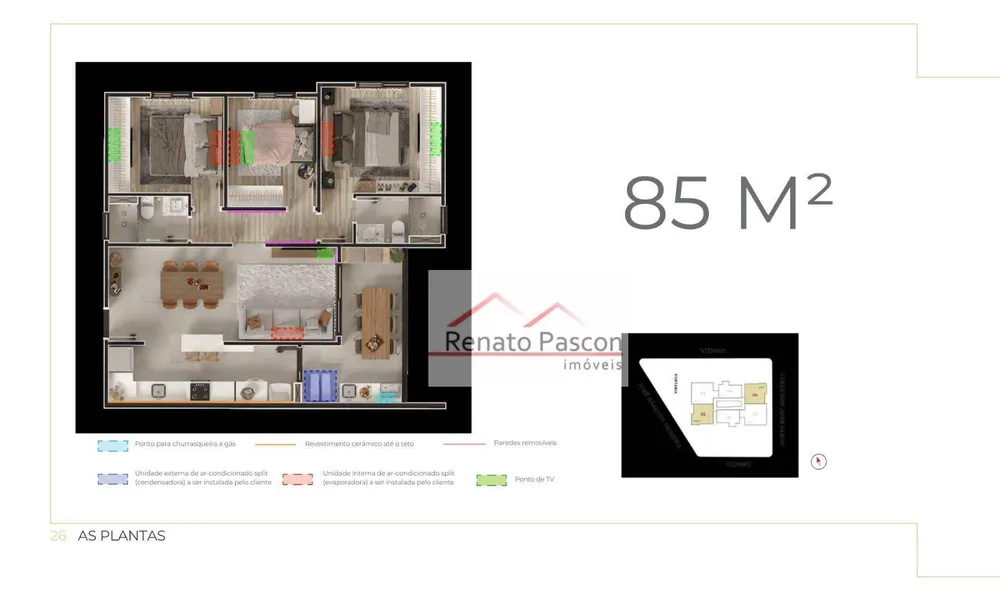 Apartamento, 2 quartos, 67 m² - Foto 9