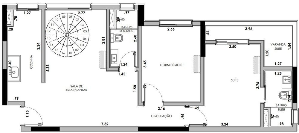 Apartamento, 2 quartos, 115 m² - Foto 2