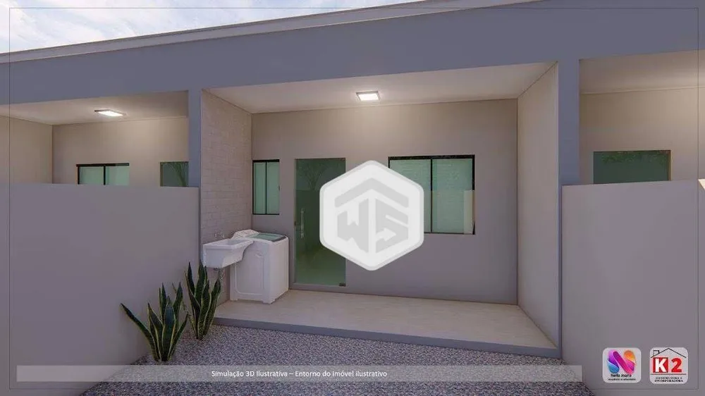 Casa, 2 quartos, 59 m² - Foto 2