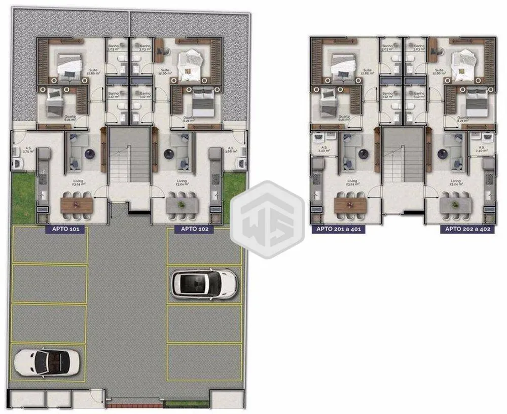 Apartamento, 2 quartos, 62 m² - Foto 9