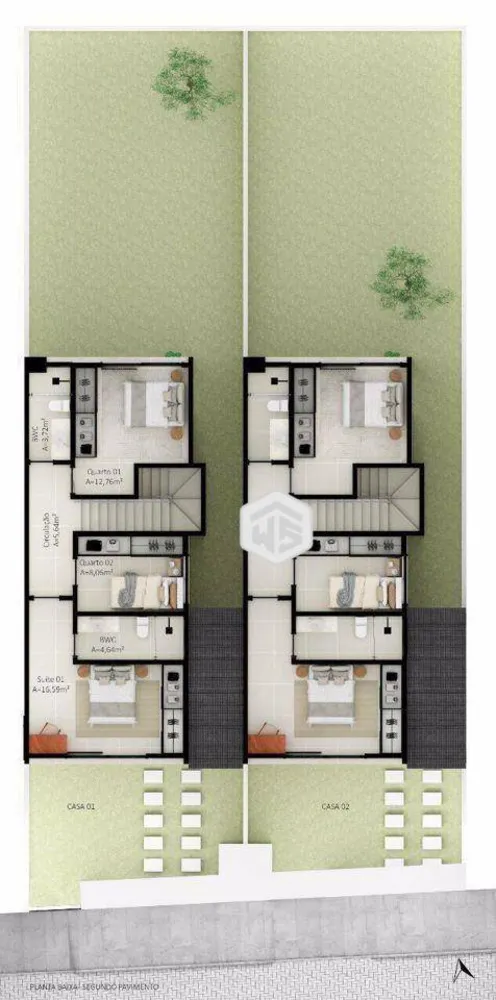 Sobrado, 3 quartos, 138 m² - Foto 2