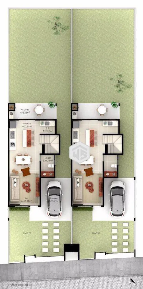 Sobrado, 3 quartos, 138 m² - Foto 3