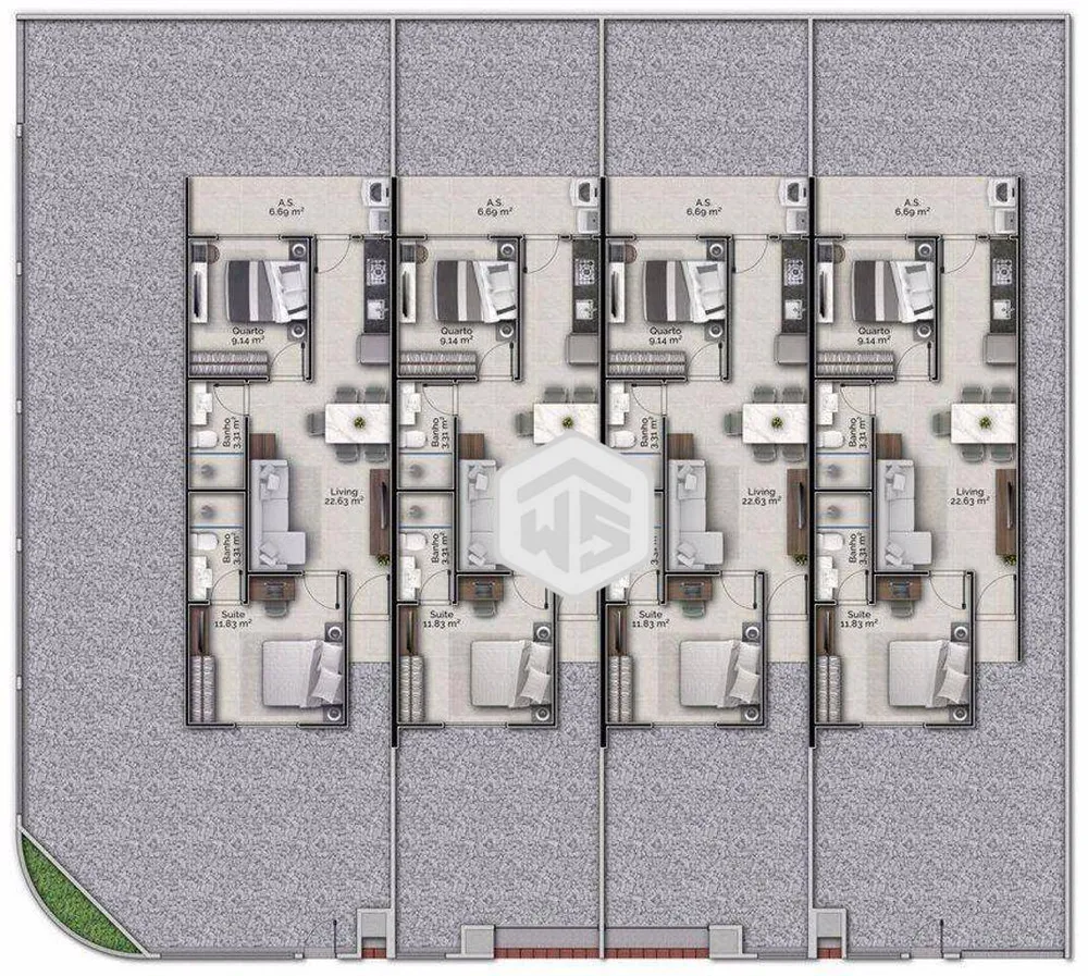 Casa de Condomínio, 2 quartos - Foto 11