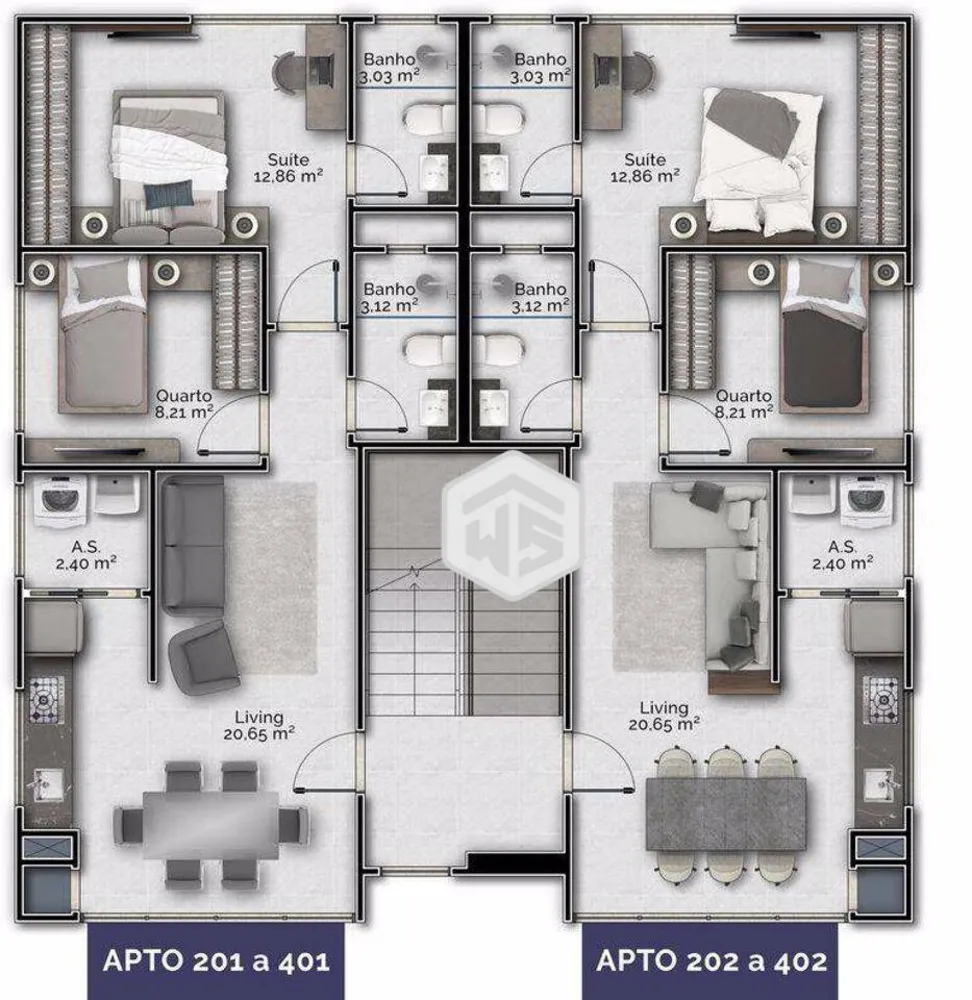Apartamento, 2 quartos, 67 m² - Foto 6