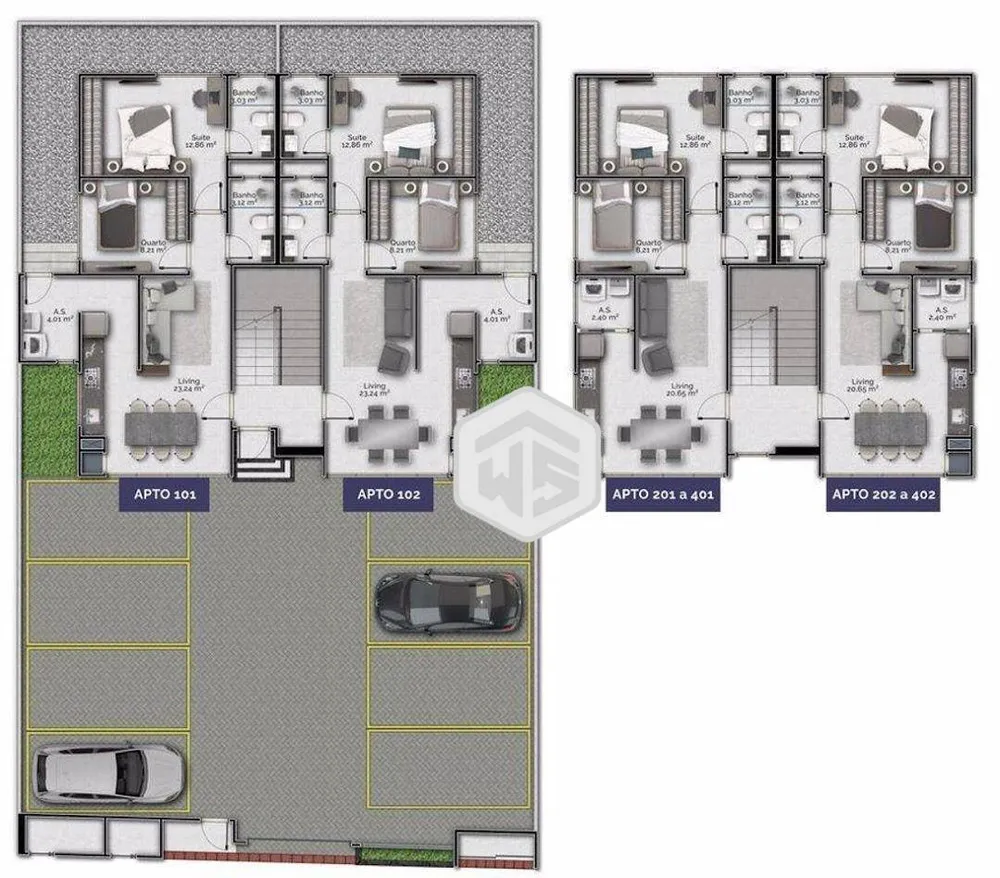 Apartamento, 2 quartos, 67 m² - Foto 10