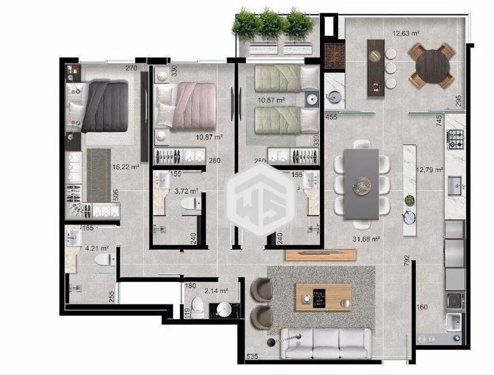 Apartamento, 4 quartos - Foto 9