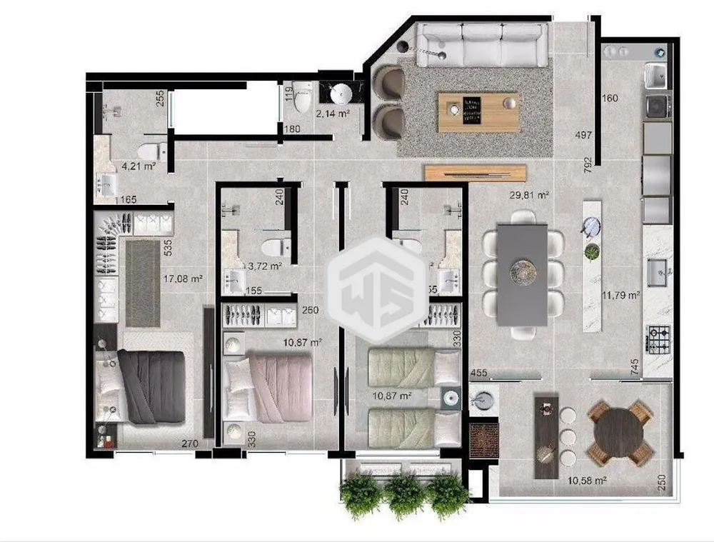 Apartamento, 4 quartos - Foto 11