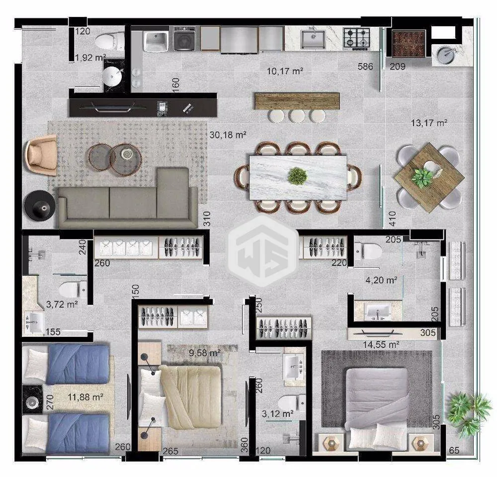Apartamento, 4 quartos - Foto 10