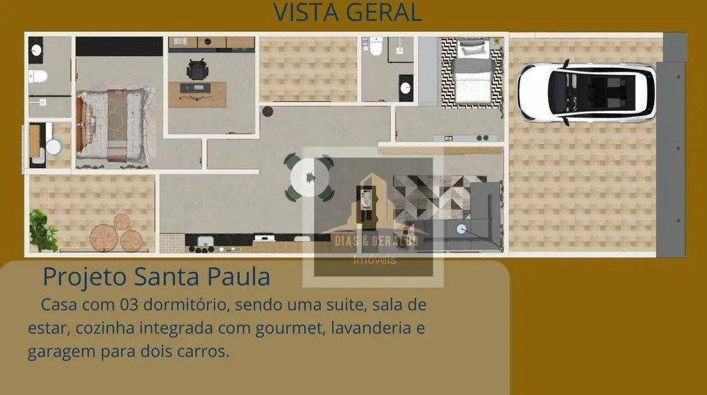 Casa, 3 quartos, 88 m² - Foto 12